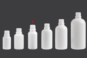 Flacone in vetro bianco per oli essenziali da 20 ml con beccuccio PP18-6
