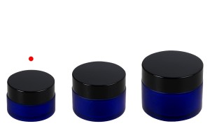 Dose mit 20ml blauem Sandstrahl, Plastikdichtung und Deckel-εικόνα_σύνθεση