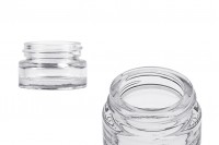 Transparentes Glasgefäß für Creme 5 ml – ohne Deckel
