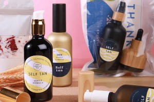 Flacon en verre noir pour huiles essentielles 100 ml avec bec verseur PP18-5