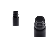Glass black bottle for essential oils 5 ml with PP18 spout