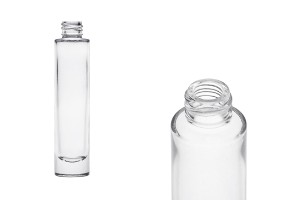 Flacon cylindrique en verre 30 ml transparent avec bec verseur 18/415-εικόνα_προϊοντική