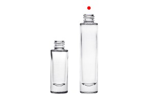 Flacon cylindrique en verre 30 ml transparent avec bec verseur 18/415-εικόνα_σύνθεση