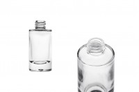 30 ml transparent glass bottle with PP18 spout