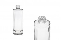 Flacon de sticlă transparentă de 50 ml cu gura PP18