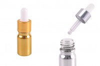 Μπουκαλάκι 5 ml γυάλινο με σταγονόμετρο για καλλυντικά προϊόντα