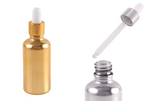 Flacon en verre 50 ml avec compte-gouttes pour produits cosmétiques-εικόνα_προϊοντική