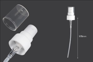 Bouchon de flacon pulvérisateur en plastique avec fermeture de sécurité à sertir 20 mm-εικόνα_διαστάσεις