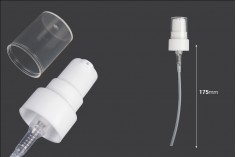 Pompa per crema in plastica con tappo per bottiglie con chiusura di sicurezza Crimp 20 mm