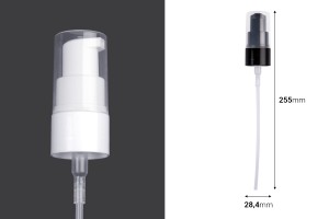 Kunststoff (PP) Schaumpumpe PP24/410 mit transparenter Kappe-2