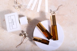 Shishe qelqi 10 ml, karamel me sprej alumini me ngjyrë të artë - 6 copë-εικόνα_σύνθεση