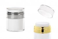 Βαζάκι airless ακρυλικό 50 ml με διάφανο καπάκι