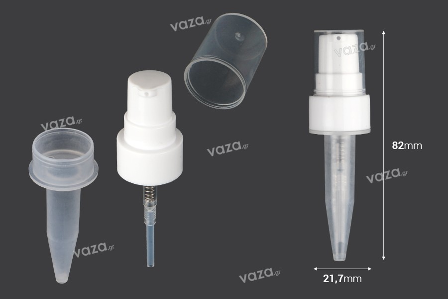 Μπουκαλάκι tester με αντλία κρέμας 2 ml πλαστικό - 50 τμχ