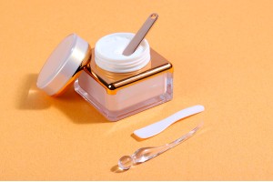Plastikspachtel für Cremes (PS) 78 mm transparent mit rundem Ende - 50 Stk-3