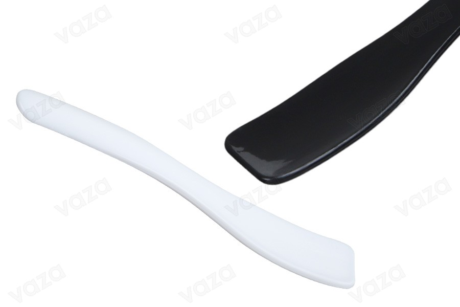 Spachtel 62,6 mm Kunststoff (PP) in Schwarz oder Weiß für Creme - 50 Stk-produktbild