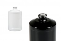 Shishe qelqi parfumi 50 ml cilindrike me mbyllje sigurie të shtrënguar 15 mm