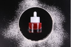 Γυάλινο μπουκαλάκι 20 ml με σταγονόμετρο και αποστραγγιστήρα