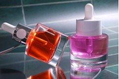 Γυάλινο μπουκαλάκι 20 ml με σταγονόμετρο και αποστραγγιστήρα
