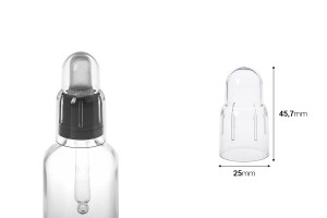 Transparenter Kunststoffdeckel für Pipetten (für Pipetten mit Plastikverschluss)-2
