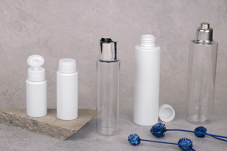 Flacon de 200 ml PET de couleur blanche ou transparente (PP24) Flacon de 200 ml PET de couleur blanche ou transparente (PP24)