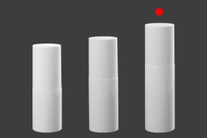 Flacon en plastique de 100 ml avec pompe à crème (PP20) et couvercle-5