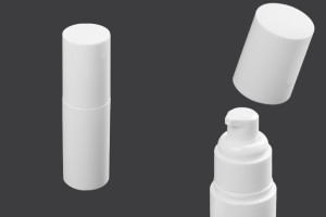 Bottiglia di plastica da 50 ml con pompetta dosatrice per crema (PP20) e tappo.-εικόνα_προϊοντική