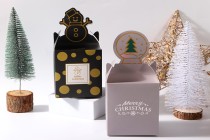 Boîte cadeau de Noël en papier 85 x 85 x 100 mm - 25 pcs Boîte cadeau de Noël en papier 85 x 85 x 100 mm - 25 pcs