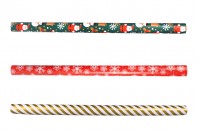 Christmas wrapping paper 70 cm in 10-meter roll, in various designs