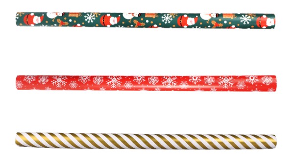 RUSPEPA Carta Da Regalo Natalizia A Forma Di Cane - Mini Rotolo - 43,2 Cm X 5 M - Adorabile Carta Da Regalo Natalizia A Forma Di Cucciolo Di Cane Per Natale