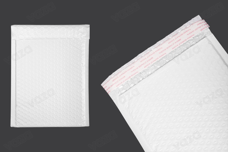 Envelopes with airplast 16x23,5 cm in matt white color - 10 pcs-image_product
