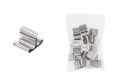 Metal bases for wooden wicks - 25 pcs
