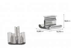Metal bases for wooden wicks - 25 pcs