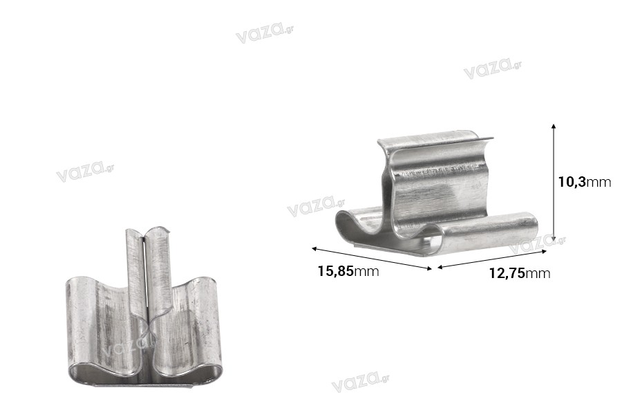 Metal bases for wooden wicks - 25 pcs