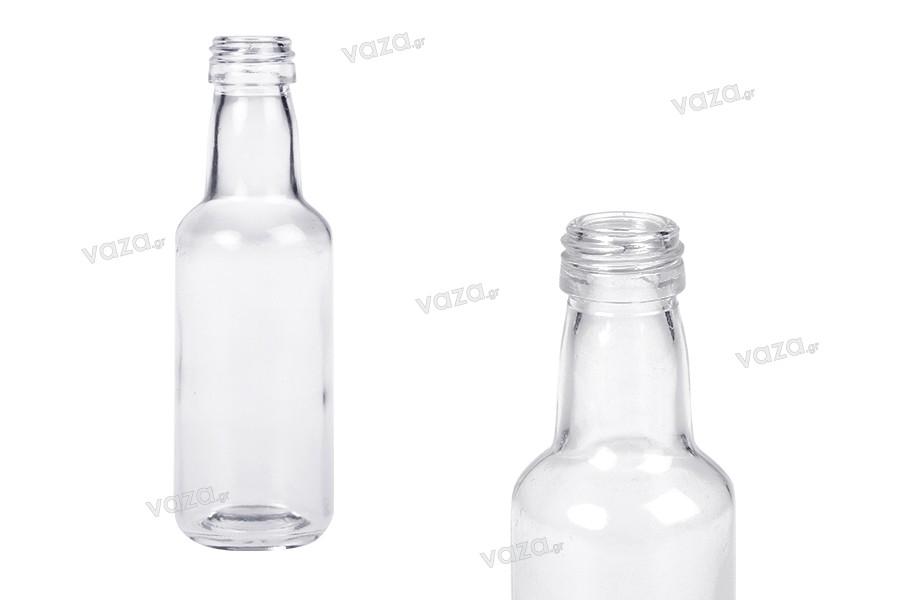 Bottiglia in vetro miniatura da 50 ml