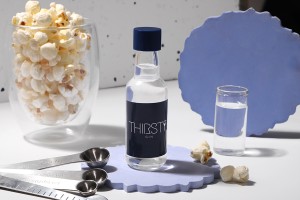 Glass bottle 40 ml (PP 18) for drinks-εικόνα_σύνθεση