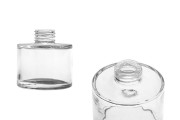 Flacon cylindrique en verre de 100 ml adapté au parfum d'ambiance