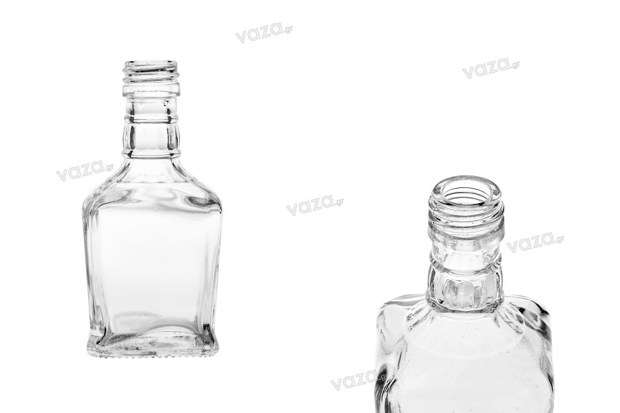 Bottiglia in vetro 50 ml per liquore - 6 pz