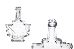 Flacon en verre en forme de feuille de 50 ml - 6 pcs-1