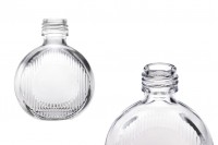 Γυάλινο μπουκάλι 50 ml (PP24) σε στρογγυλό σχήμα - 6 τμχ