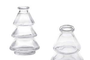 Flacon en verre 100 ml en forme d'arbre - 6 pcs-1