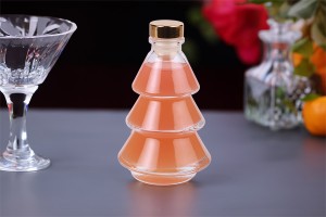 Flacon en verre 100 ml en forme d'arbre - 6 pcs-3