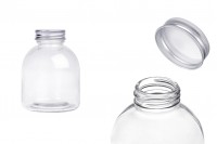 Glass bottle 300 ml clear with aluminum cap - 6 pcs