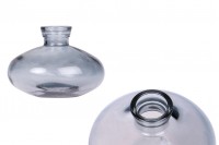 Glass bottle 120 ml in gray color for room fragrance