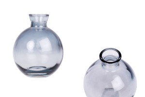 Glasflasche 160ml in grauer Farbe für Raumbeduftung-produktbild