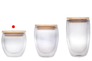 Pot en verre 250 ml double paroi avec couvercle en bambou-εικόνα_σύνθεση
