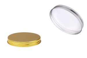 Couvercle en aluminium pour bocaux en verre 500 ml en différentes couleurs - 6 pcs-εικόνα_προϊοντική