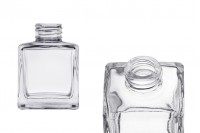 Flacon en verre 100 ml (PP28) carré adapté au parfum d&#39;ambiance