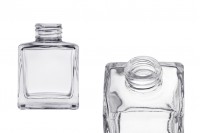 Glass bottle 100 ml (PP28) square suitable for room fragrance