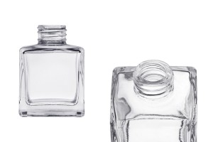 Flacon en verre 100 ml (PP28) carré adapté au parfum d&#39;ambiance-1