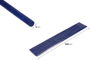 Bâtonnets de fibres 5x300 mm (souples) pour parfums d'ambiance dans une variété de couleurs - 10 pièces-bildabmessungen